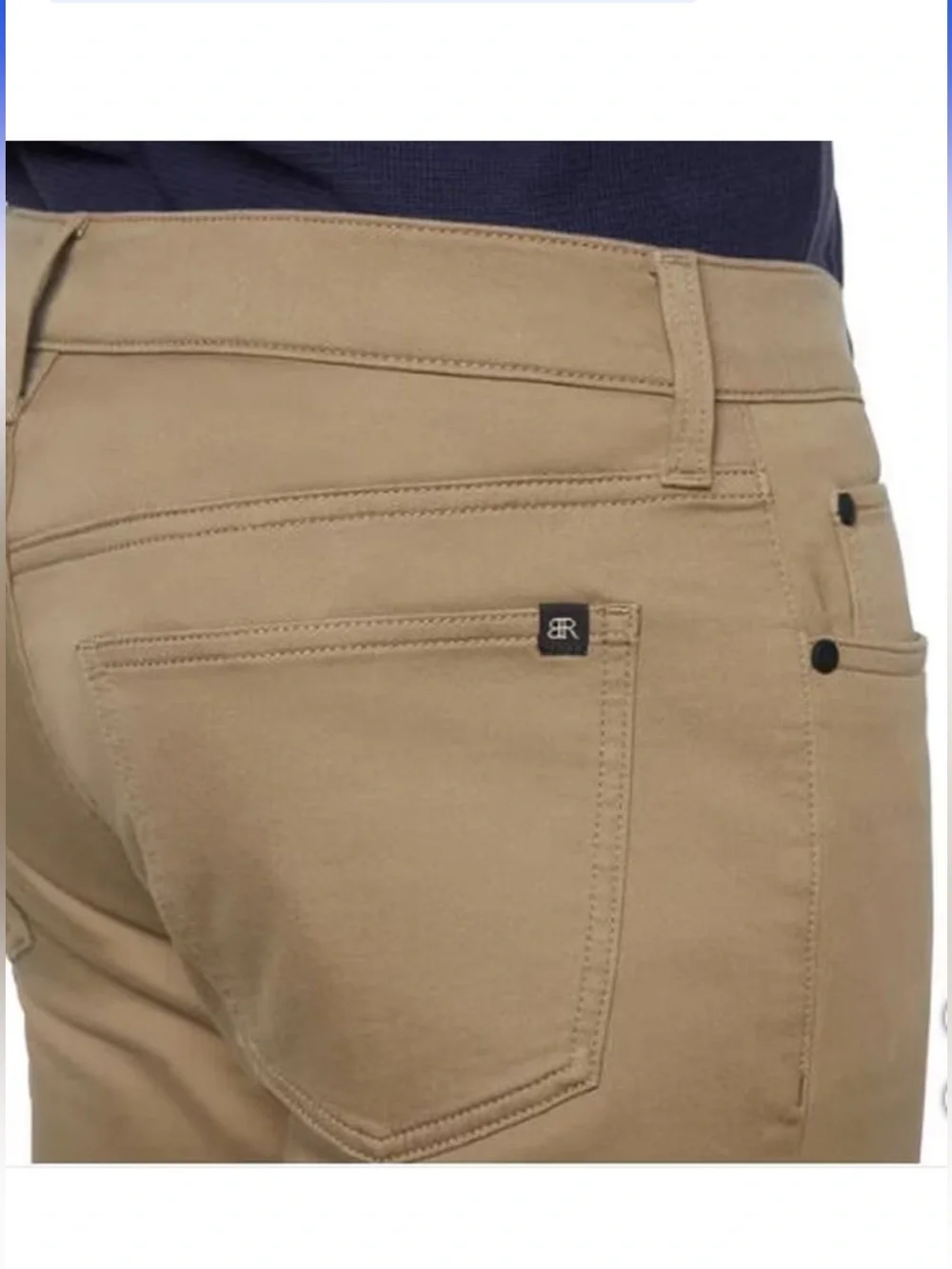 Banana Republic Men's Slim Fit Stretch Cotton Pant, Set of 2